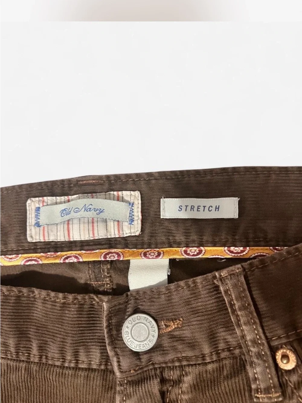Old Navy Brown Stretch Corduroy Pants